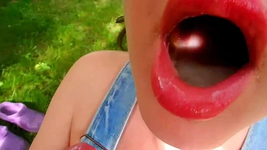 Насосала полный рот